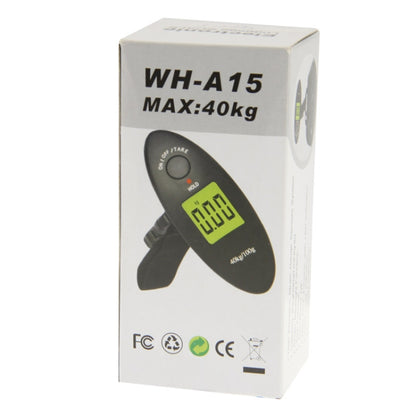 40kg x 100g LCD Electronic Travel Luggage Weight Scale (WH-A15) by buy2fix