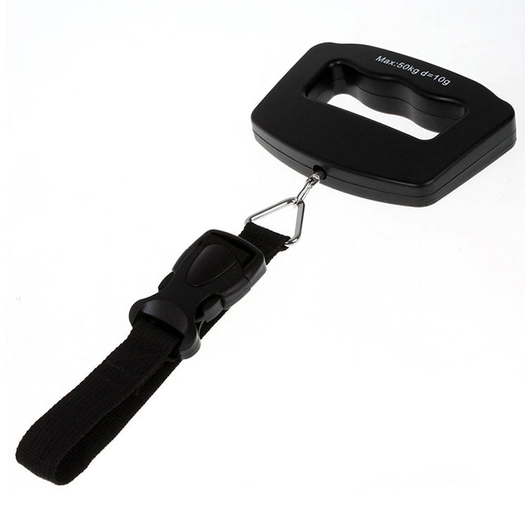 50kg Electronic Travel Luggage Scale(Black) by buy2fix