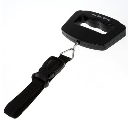 50kg Electronic Travel Luggage Scale(Black) by buy2fix