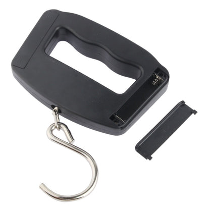 50kgx10g LCD Electronic Travel Luggage Hook Weight Scale(Black) by buy2fix