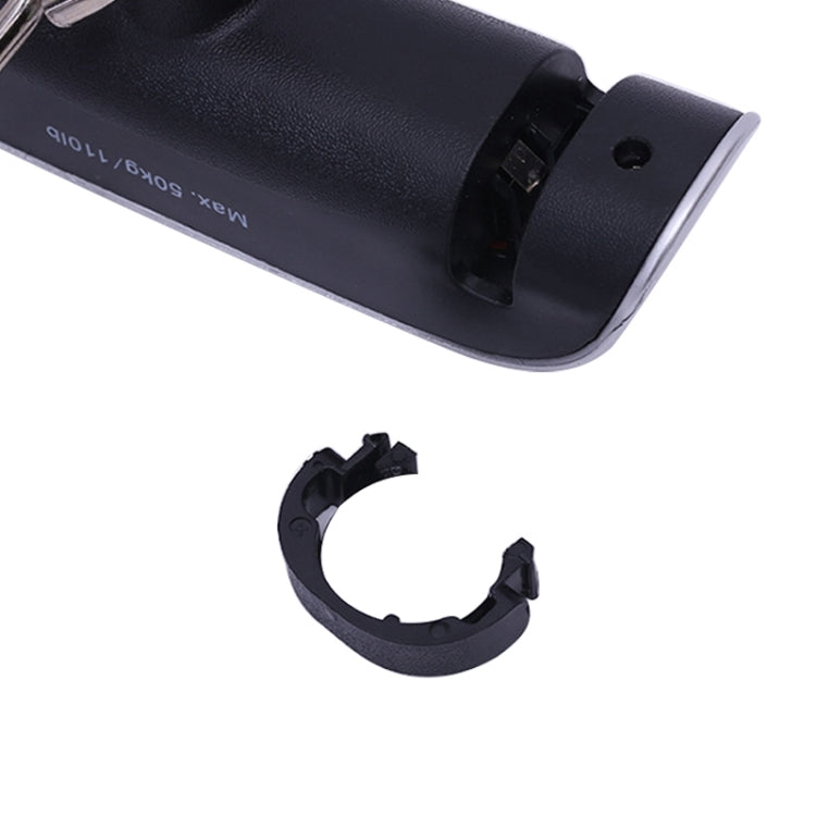 50kg x 50g Portable LCD Digital Hanging Travel Luggage Scale with Indoor Thermometer(Silver) by buy2fix