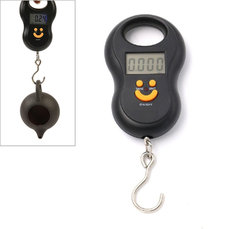 LCD Portable Electronic Handheld Hanging Digital Scale, Excluding Batteries(Black) by buy2fix