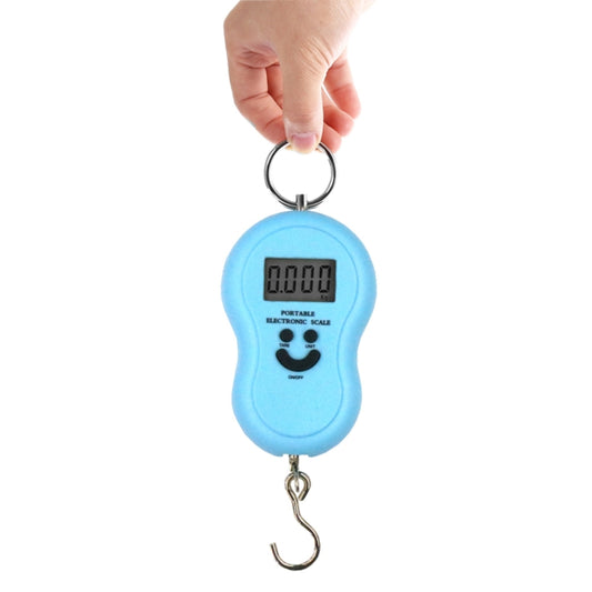 MH-04 LCD Portable Electronic Handheld Hanging Digital Scale, Excluding Batteries(Blue) by buy2fix
