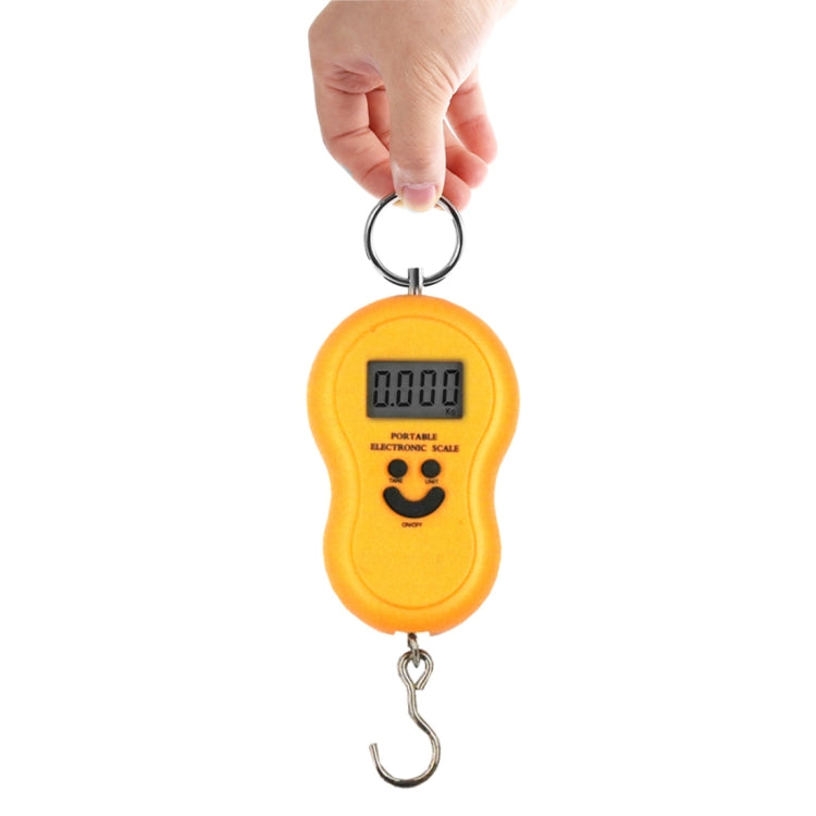 MH-04 LCD Portable Electronic Handheld Hanging Digital Scale, Excluding Batteries(Yellow) by buy2fix