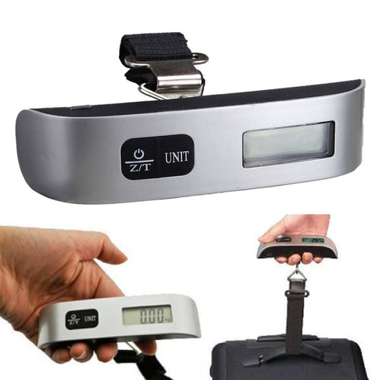 Mini Handheld Luggage Electronic scales with Zero and Tare(Black) by buy2fix