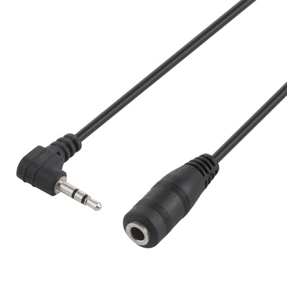 2.5mm Male Elbow to 3.5mm Female Audio Stereo Converter Adapter Cable - Aux Cable by buy2fix | Online Shopping UK | buy2fix
