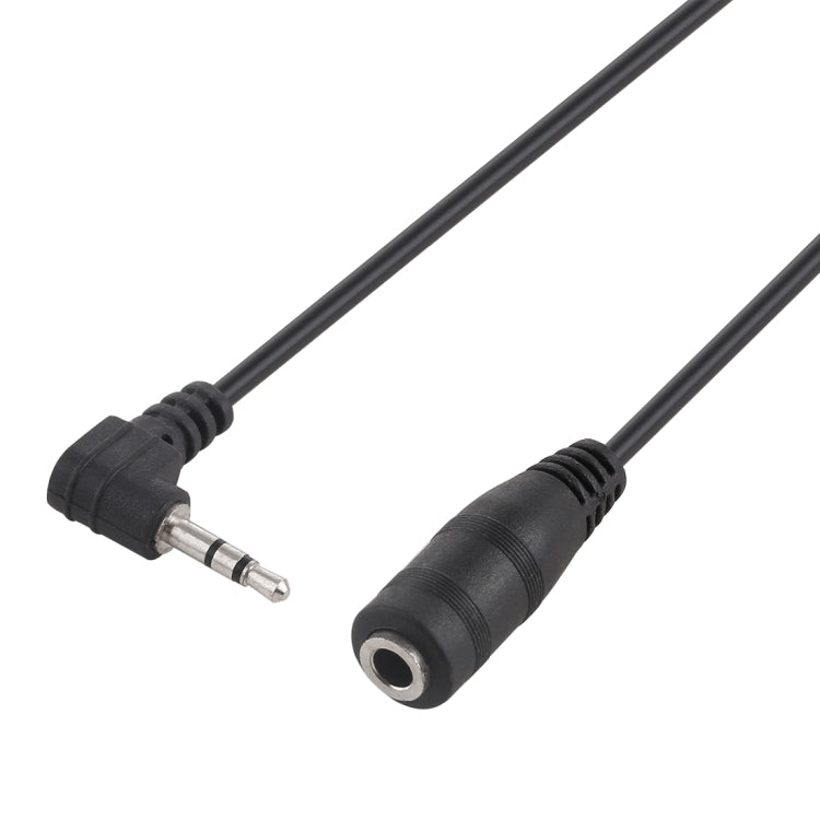 2.5mm Male Elbow to 3.5mm Female Audio Stereo Converter Adapter Cable - Aux Cable by buy2fix | Online Shopping UK | buy2fix