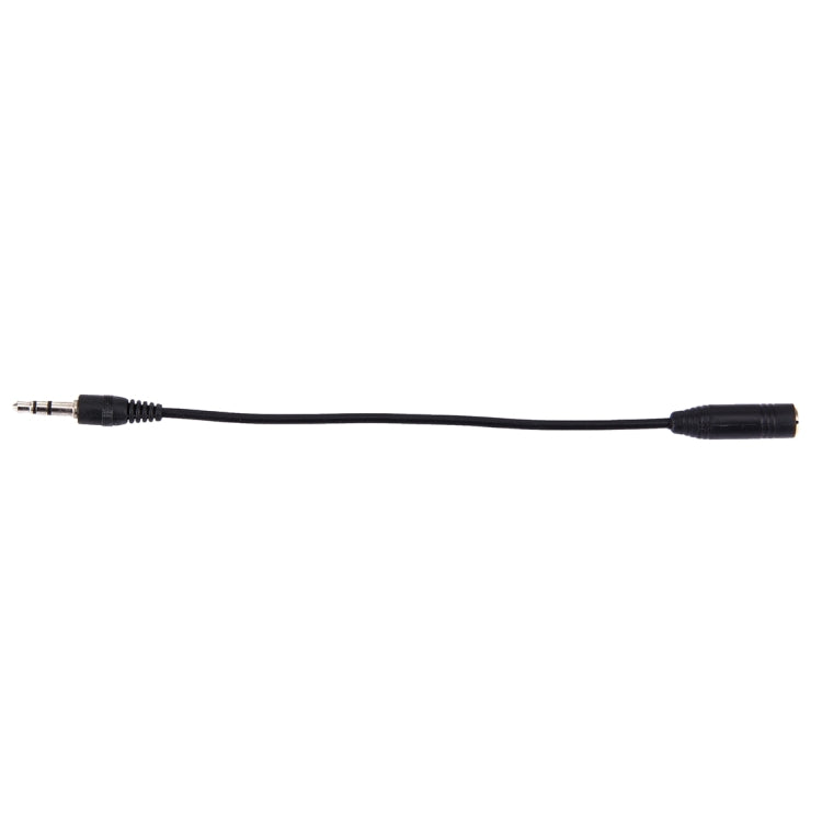 3.5 Male to 2.5 Female Converter Cable, Length: 17cm(Black) by buy2fix