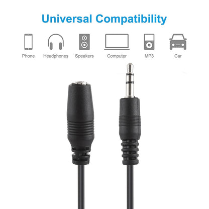 3.5mm Male to 3.5mm Female Converter Cable, 1.5m by buy2fix