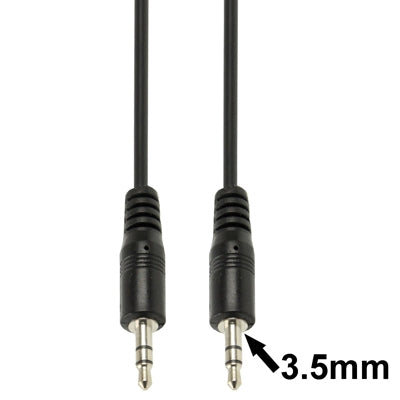 Aux Cable, 3.5mm Male Mini Plug Stereo Audio Cable, Length: 1m by buy2fix