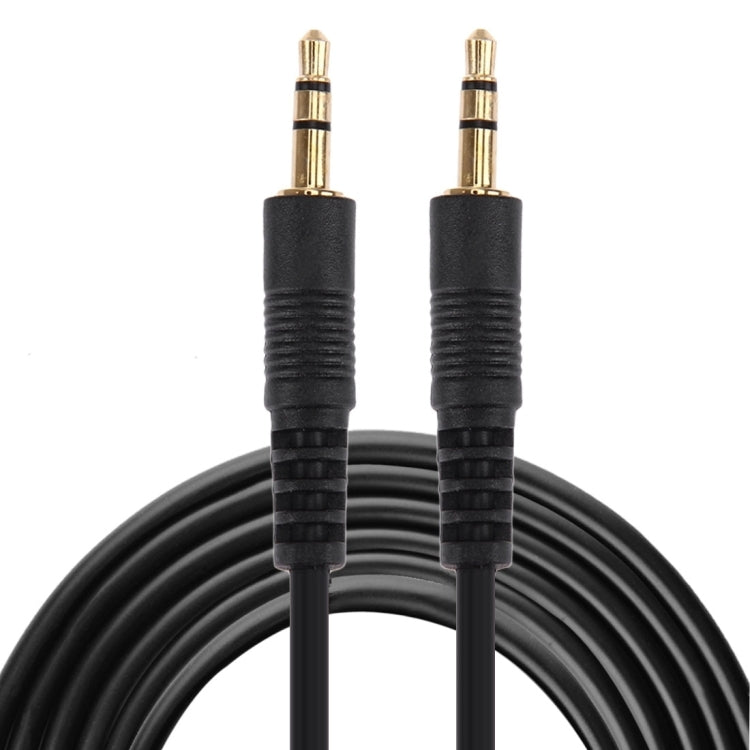 Aux Cable, 3.5mm Male Mini Plug Stereo Audio Cable, Length: 3m (Black + Gold Plated Connector) by buy2fix