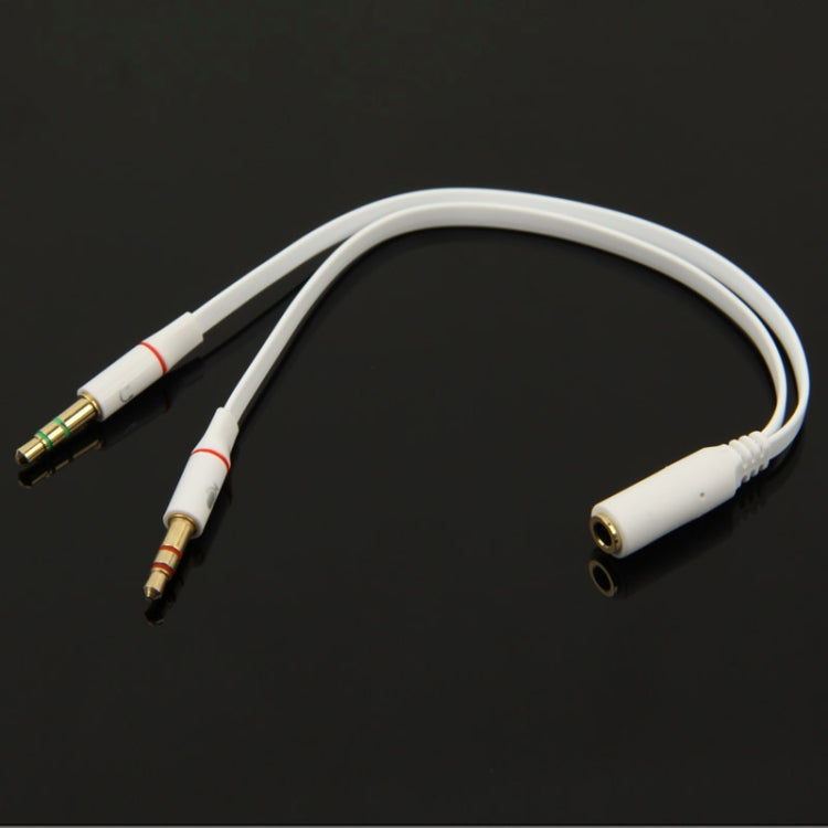 3.5mm female to 3.5mm Male Microphone Jack + 3.5mm Male Earphone Jack Adapter Cable - Audio Adapter by buy2fix | Online Shopping UK | buy2fix