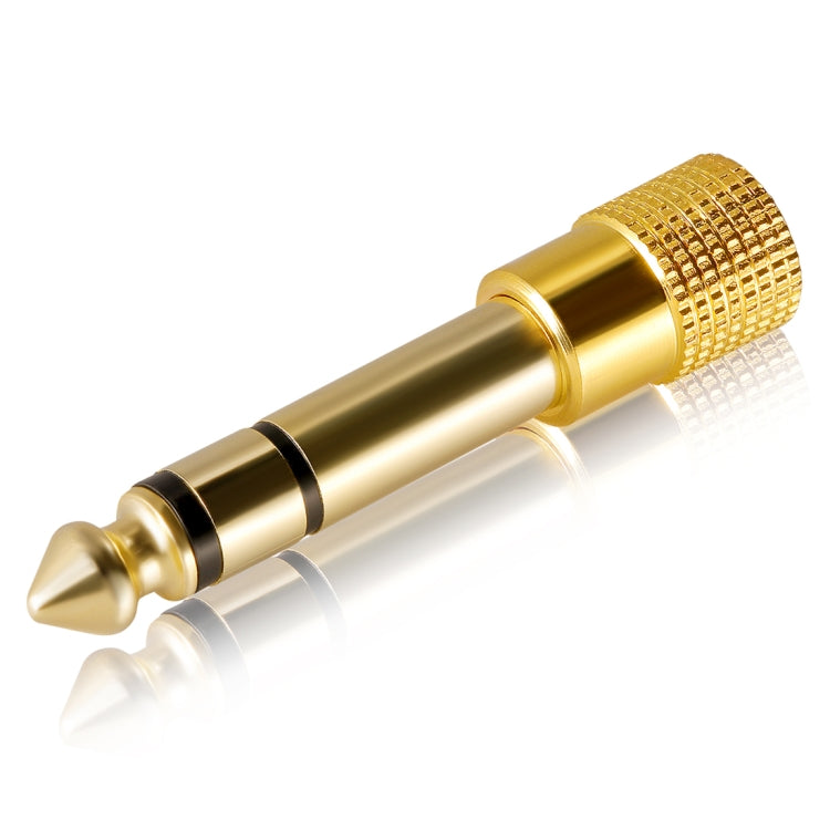 Gold Plated 6.35mm Male to 3.5mm Stereo Jack Adaptor Socket Adapter by buy2fix