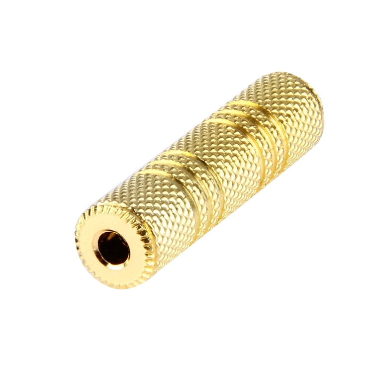 Gold Plated 3.5mm Female to 3.5mm Stereo Jack Adaptor Socket Adapter - Audio Adapter by buy2fix | Online Shopping UK | buy2fix