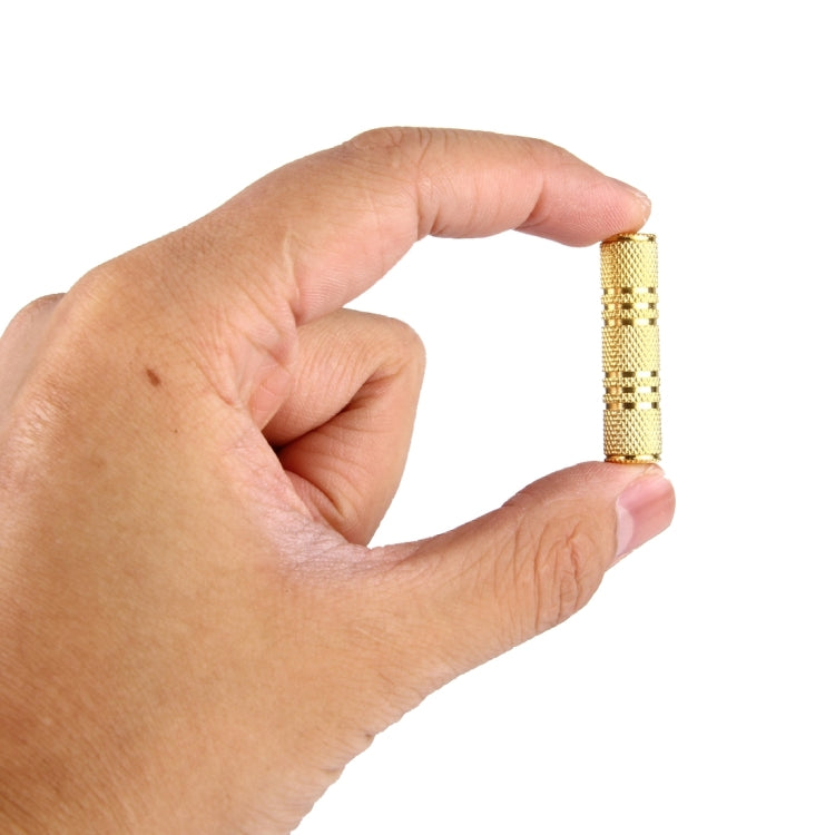 Gold Plated 3.5mm Female to 3.5mm Stereo Jack Adaptor Socket Adapter - Audio Adapter by buy2fix | Online Shopping UK | buy2fix