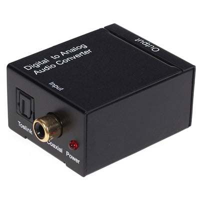 Digital Optical Coax to Analog RCA Audio Converter(Black) by buy2fix