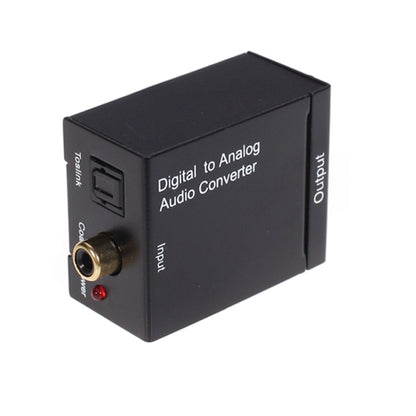 Digital Optical Coax to Analog RCA Audio Converter(Black) by buy2fix
