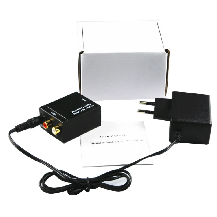 Digital Optical Coax to Analog RCA Audio Converter(Black) by buy2fix
