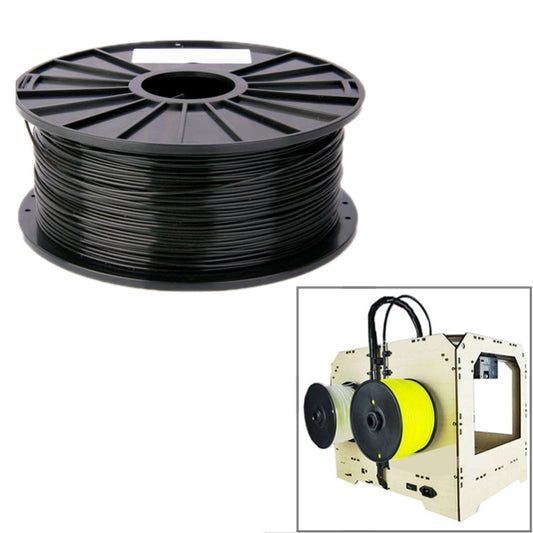PLA 1.75 mm 3D Printer Filaments(Black) by buy2fix