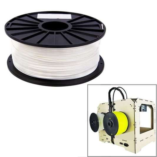 PLA 1.75 mm 3D Printer Filaments(White) by buy2fix