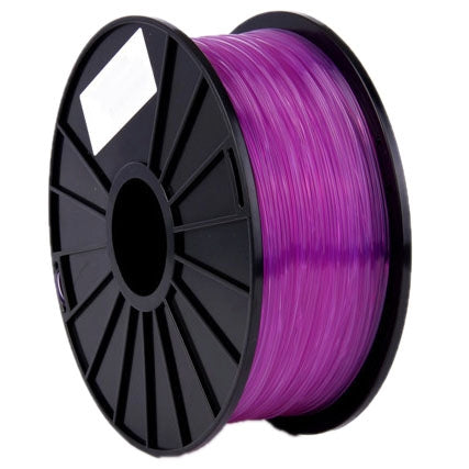 PLA 1.75 mm Transparent 3D Printer Filaments(Purple) - Consumables by buy2fix | Online Shopping UK | buy2fix