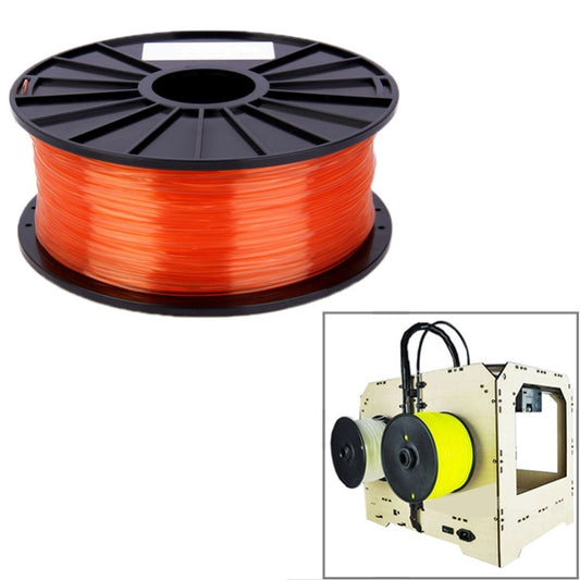 PLA 1.75 mm Transparent 3D Printer Filaments(Red) - Consumables by buy2fix | Online Shopping UK | buy2fix