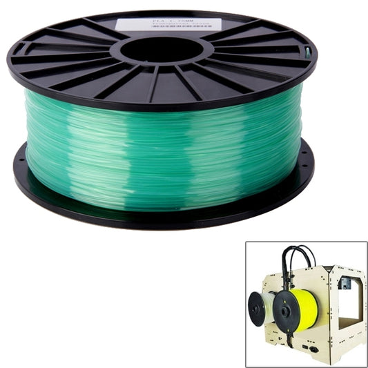 PLA 3.0 mm Transparent 3D Printer Filaments, about 115m(Green) by buy2fix