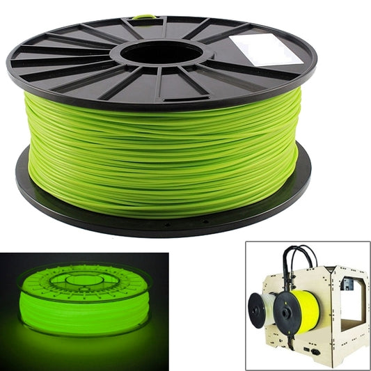 PLA 1.75 mm Luminous 3D Printer Filaments, about 345m(Green) by buy2fix