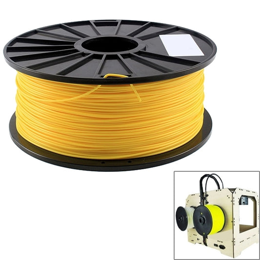 PLA 1.75 mm Fluorescent 3D Printer Filaments, about 345m(Yellow) by buy2fix