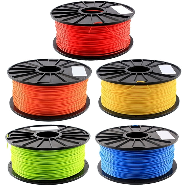 PLA 3.0 mm Fluorescent 3D Printer Filaments, about 115m(Yellow) by buy2fix