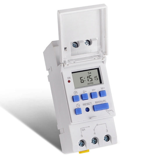 Multifunction Weekly Programmable Electronic Timer(White) - Energy Saving Timer Socket by buy2fix | Online Shopping UK | buy2fix
