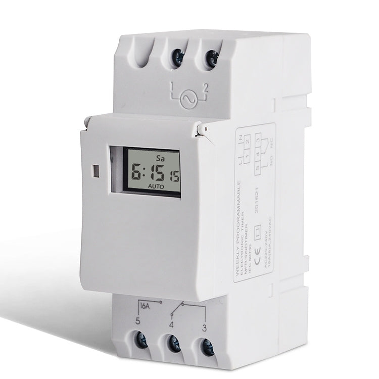 Multifunction Weekly Programmable Electronic Timer(White) - Energy Saving Timer Socket by buy2fix | Online Shopping UK | buy2fix
