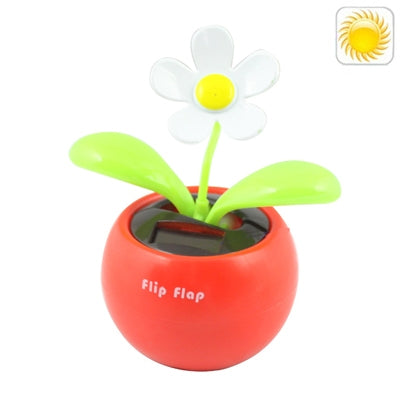 Solar Flip Flap Flower, Random Flower Color Delivery(Red) by buy2fix
