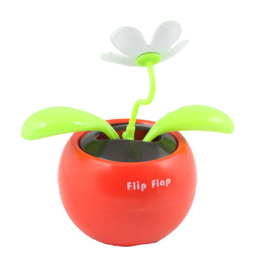Solar Flip Flap Flower, Random Flower Color Delivery(Red) by buy2fix