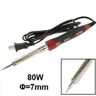 WLXY 220V 80W Comfortable Rubber Handle Welding Manual Electric Iron Tool - Electric Soldering Iron by WLXY | Online Shopping UK | buy2fix