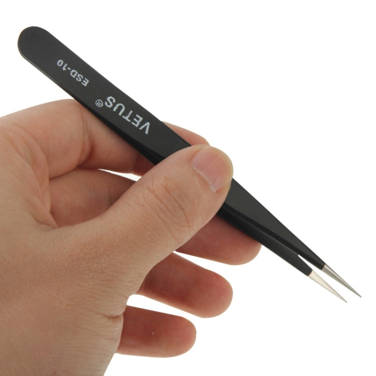 ESD-10 Anti-Static Tweezers - Tweezers by VETUS | Online Shopping UK | buy2fix