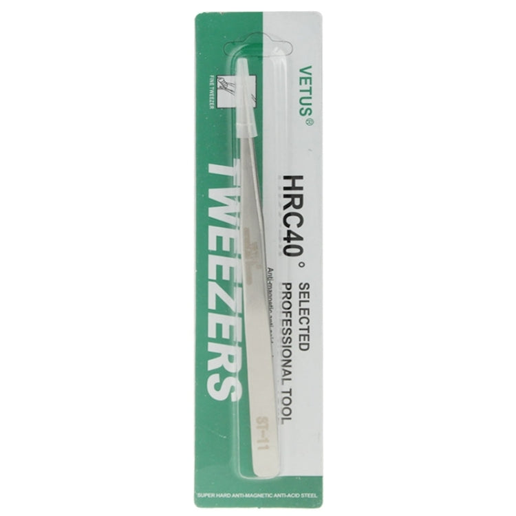 ST-11 Stainless Steel Tweezers - Tweezers by VETUS | Online Shopping UK | buy2fix