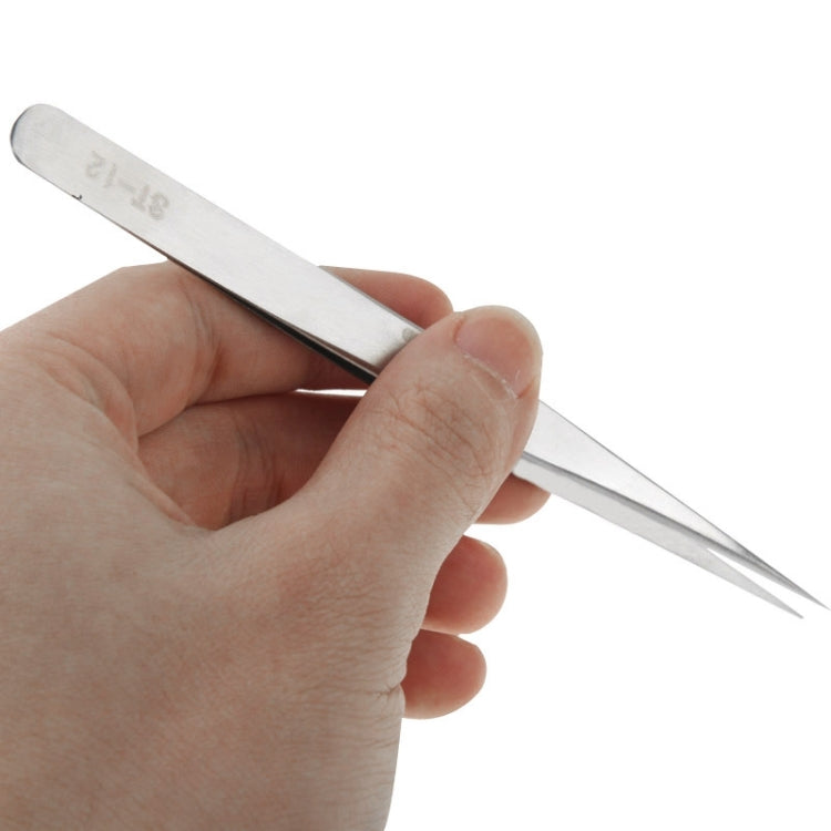 ST-12 Stainless Steel Tweezers - Tweezers by VETUS | Online Shopping UK | buy2fix