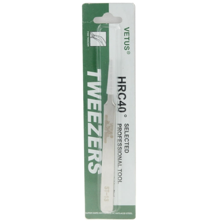 VETUS ST-13 Stainless Steel Tweezers - Tweezers by VETUS | Online Shopping UK | buy2fix