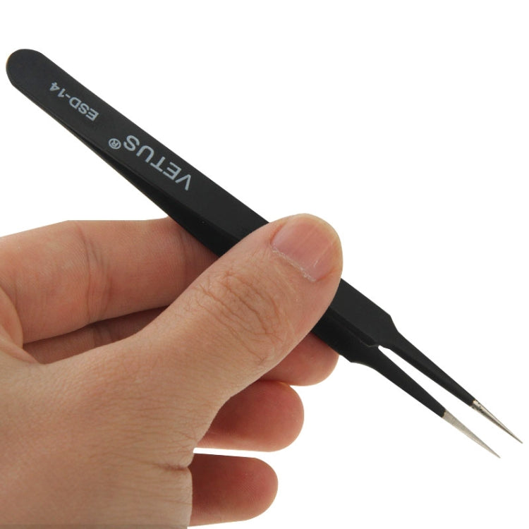 ESD-14 Anti-Static Tweezers - Tweezers by VETUS | Online Shopping UK | buy2fix