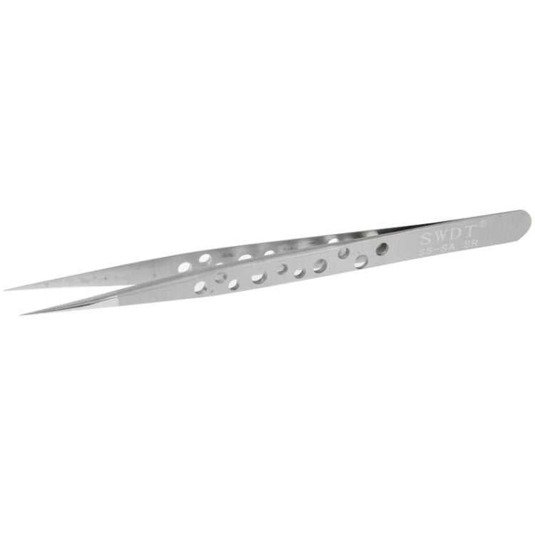 High-Hardness Anti-Magnetic Anti-Acid Steel Straight Tweezers - Tweezers by buy2fix | Online Shopping UK | buy2fix