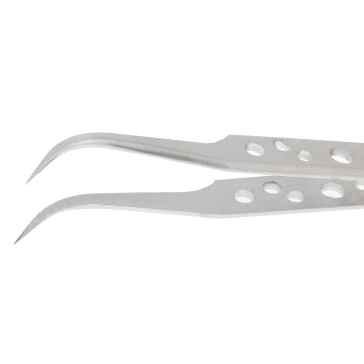 High-Hardness Anti-Magnetic Anti-Acid Steel Curved Tweezers - Tweezers by buy2fix | Online Shopping UK | buy2fix