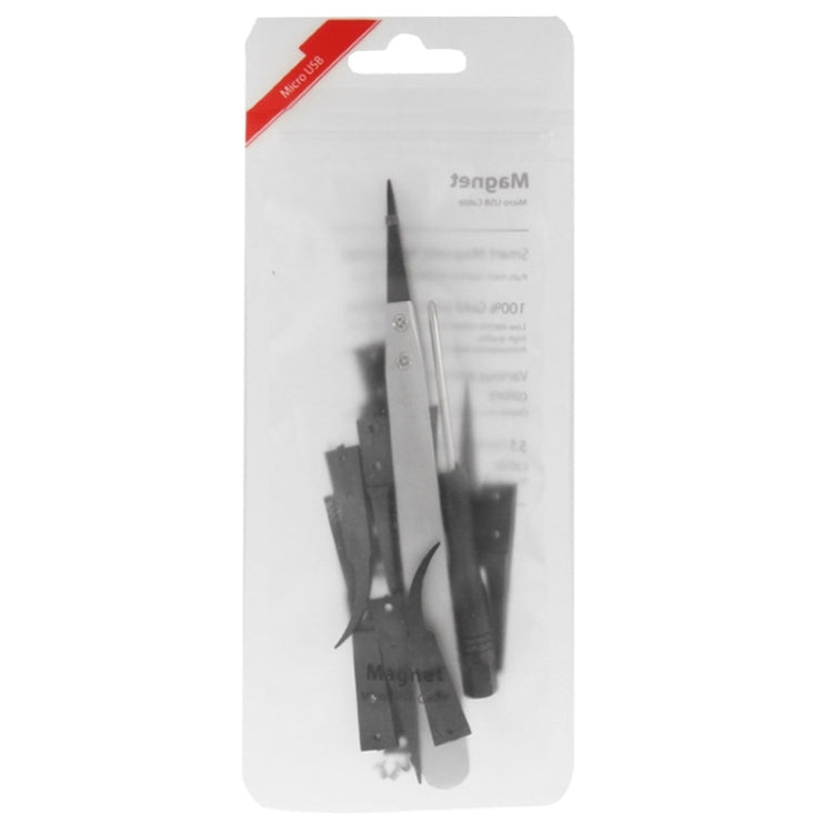 9 in 1 Replaceable Anti-Static Tweezers with Cross Screwdriver - Tweezers by VETUS | Online Shopping UK | buy2fix