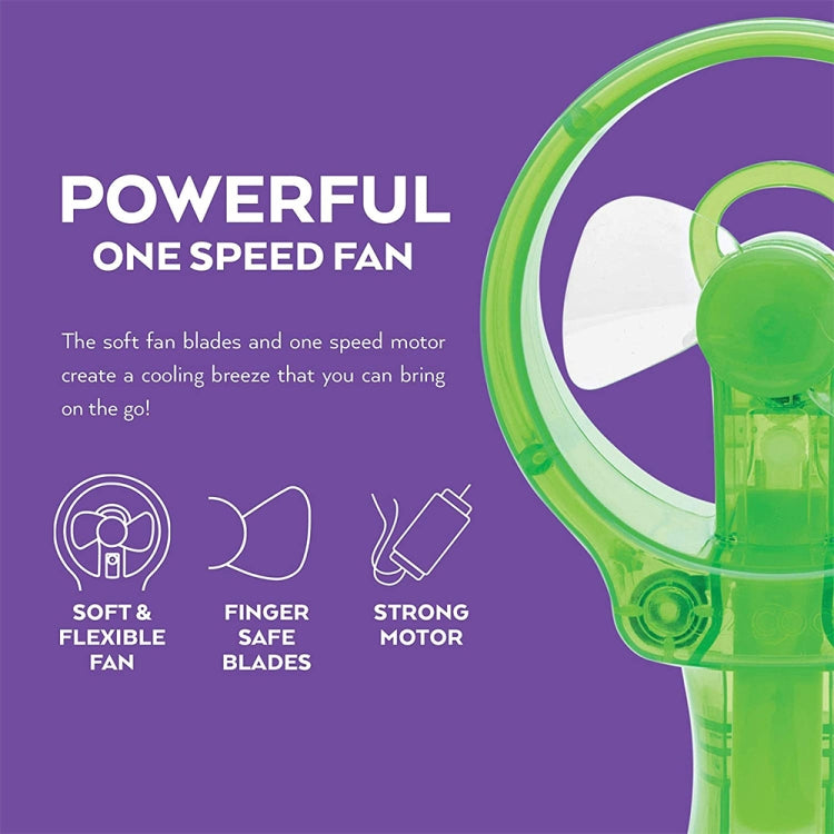 YC-8333 Hand-held Water Spray Fan (Color Random Delivery) by buy2fix