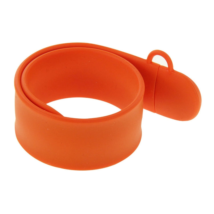 Silicone Bracelet USB Flash Disk with 4GB Memory(Orange) by buy2fix