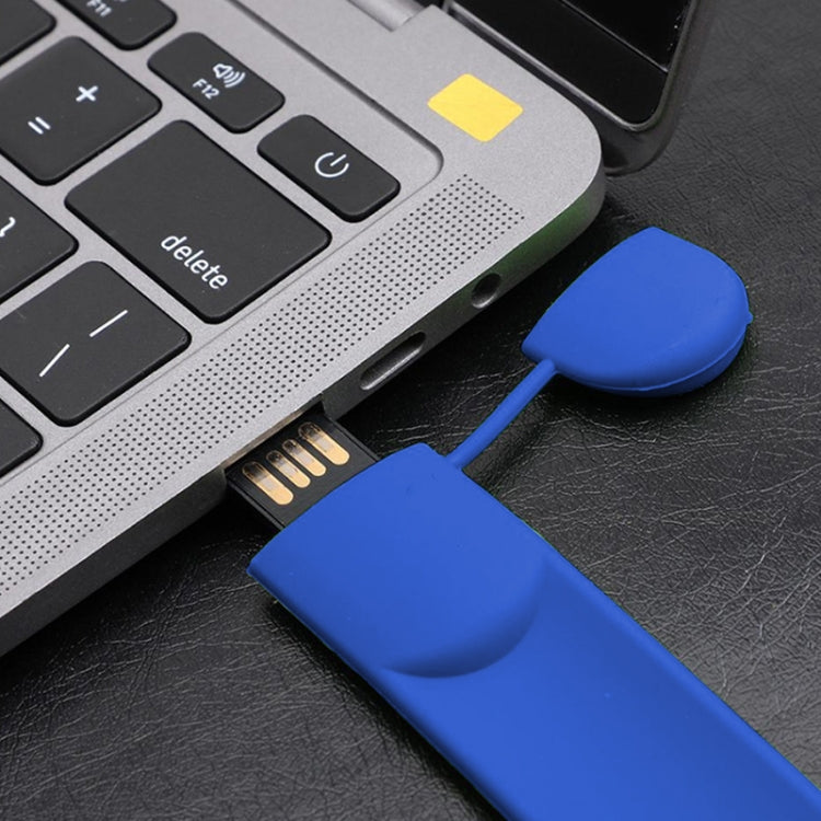Silicone Bracelet USB Flash Disk with 16GB Memory(Dark Blue) by buy2fix