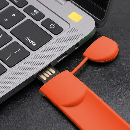 Silicone Bracelet USB Flash Disk with 16GB Memory(Orange) by buy2fix