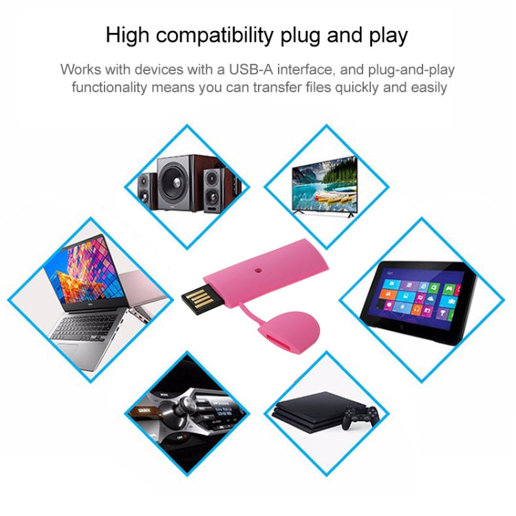 Silicone Bracelet USB Flash Disk with 16GB Memory(Pink) by buy2fix