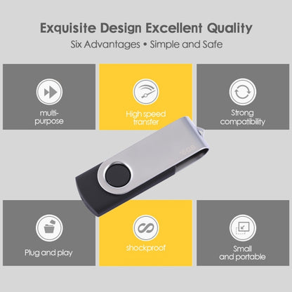 16GB Twister USB 2.0 Flash Disk(Black) by buy2fix