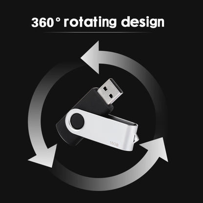 16GB Twister USB 2.0 Flash Disk(Black) by buy2fix